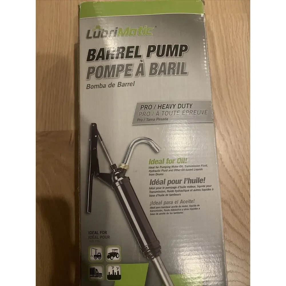 LubriMatic Barrel Pump 55-123 Die Cast Steel Pump Pro / Heavy Duty 10 Oz/Stroke